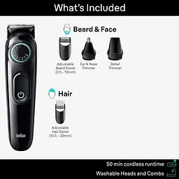 Універсальний тример Braun All-in-One Series 3 AIO3450 [166093] - мініатюра 9