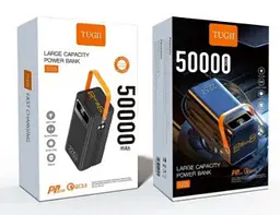 Повербанк WUW-TUGII Y105 Powerbank портативний акумулятор швидка зарядка 50 000 mAh LED-індикація Чорний - мініатюра 7