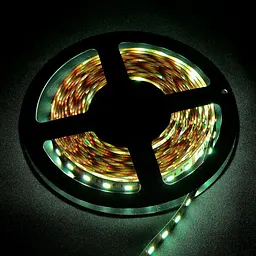 Світлодіодна RGB стрічка чорна кольорова 5 м SMD LED 5050 USB - мініатюра 6