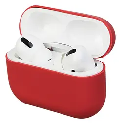 Силіконовий чохол для навушників Apple AirPods Pro, Ultrathin Silicone Case, червоний, захисний чохол, ультратонкий і легкий, захист від подряпин і пилу, м"який силікон, ArmorStandart (ARM55954)