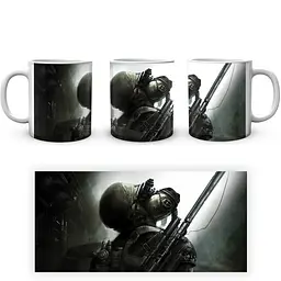 Кухоль GeekLand Metro 2033 Метро 2033 weapon MT 02.09 330 мл білий - мініатюра 2