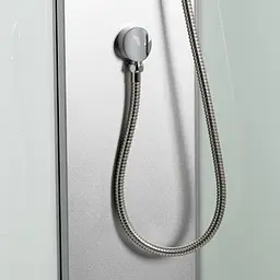 Гідромасажний бокс Lidz Tani SBM90x90.SAT.LOW.FR, скло Frost 4 мм, Білий, Універсальна, Белый, білий, мелкий (до 20 см) - мініатюра 4