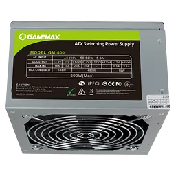 Блок живлення GameMax GM-500 500W OEM 80+ (GM-500) Б/В - мініатюра 3