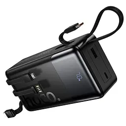 Портативний ЗП Power Bank Hoco J156B Founder 22.5W+PD20W with four cables 30000 mAh Black - мініатюра 6