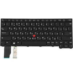 Клавіатура для ноутбука LENOVO (ThinkPad: X13 Gen 2) rus, black, з джойстиком - мініатюра 2
