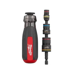 Ключ-викрутка магнітна з торцевими насадками 6-в-1 ShW MILWAUKEE Impact Multi-Nut Driver