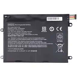 Акумулятор PowerPlant для ноутбуків HP X2 210 G2 (SW02XL) 7.4V 4000mAh (NB461967)