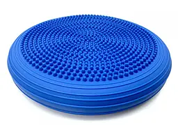 Балансувальна масажна подушка 32 см EasyFit Cushion-2 синя з насосом - мініатюра 4