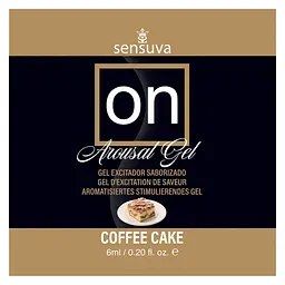 Пробник збуджувального гелю Sensuva ON for Her Arousal Gel Coffee Cake, 4 мл