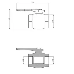 Кран кульовий PPR Thermo Alliance 50 DSW118 - мініатюра 1