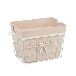 Кошик металевий Handy Home Stainless, 41х29х30 см, бежевий (EW-49 L)