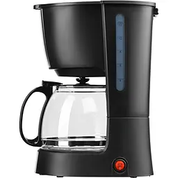 Кофеварка Ardesto капельная FCM-D2100, 1.2 л молотая черно-серебристая