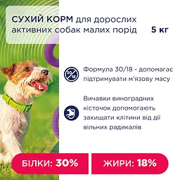 Сухий корм для дорослих активних собак малих порід Club 4 Paws Premium Active 5 кг - мініатюра 4
