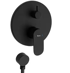 Душова система прихованого монтажу Rea Hyper + Box black matt REA-P2002, Чорний матовий - мініатюра 2