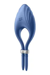 Ерекційне віброкільце-ласо Satisfyer Duelist Blue, 10 режимів, потужний мотор - мініатюра 1