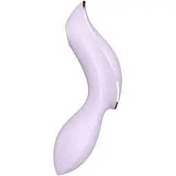 Вакуумний стимулятор з вібрацією Satisfyer Curvy Trinity 2 Violet - мініатюра 3