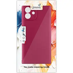 Чохол Silicone Cover Ummi Lakshmi Full Camera (AA) для Samsung Galaxy A04e Бордовий / Marsala - мініатюра 2