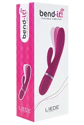 Вібратор-кролик Liebe Pleasure Toys Bend It Plus 20 см рожевий - мініатюра 3