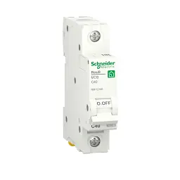 Автоматичний вимикач 1-полюсний Schneider Electric RESI9 1P 40A крива "C" 6 kA (R9F12140)