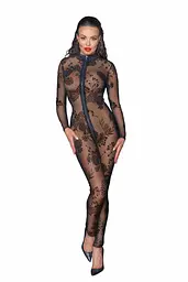 Сітчастий бодістокінг Noir Handmade F237 Long tulle overall, XXL - мініатюра 4