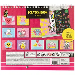 Скретч-книга Grafix Funny Faces 20х24 см 10 аркушів (220006_01) - мініатюра 2