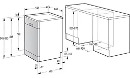 Посудомийна машина Gorenje GS541D10X (6805728) - мініатюра 2