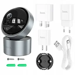 IP-камера Hoco D5 Indoor PTZ HD camera(EU) White - мініатюра 3