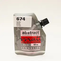 Акрилова фарба Sennelier Abstract, дой-пак, 60 мл, матова, Верміліон (Vermilion)