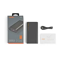Повербанк 20000mAh Videx VPB-320 22.5W Black (VPB-320-B) - мініатюра 7