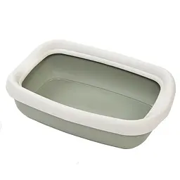 Туалет з рамкою для котів MPS Beta Small світло-зелений, 43×31×12 см