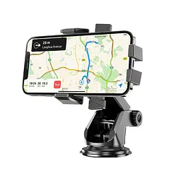Тримач Hoco David one-button center console car holder CA83 - мініатюра 3