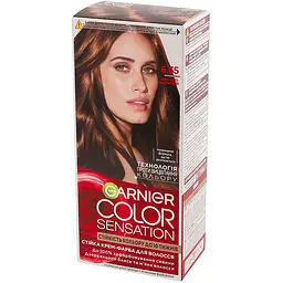 Фарба для волосся Garnier Color Sensation відтінок 6.35 золотисто-каштановий 110 мл (C5652878) - мініатюра 6