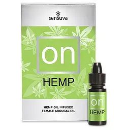 Збуджувальні краплі для клітора Sensuva On for Her Hemp Infused Arousal Oil (5 мл) з олією конопель