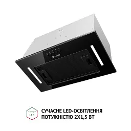 Витяжка повновбудована Perfelli BI 5684 BL 1000 LED - мініатюра 3