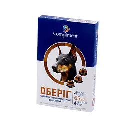 Протипаразитарний нашийник для собак Healthy Pet Оберіг коричневий 65 см 203107