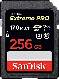 Карта пам'яті Sandisk 256GB SD C10 UHS-I U3 R200/W140MB/s Extreme Pro V30 (SDSDXXD-256G-GN4IN)