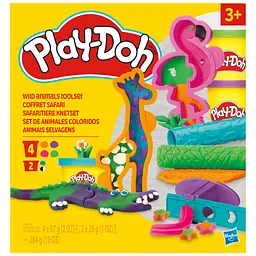  Набір для творчості Play-Doh з масою для ліплення Сафарі (F7213)