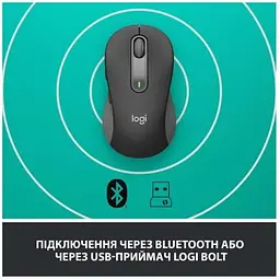 Миша Logitech Signature M650 L Wireless Graphite (910-006236) (6794325) - мініатюра 3