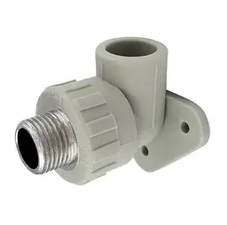 Коліно ППР Pestan настінне з зовнішнім різьбленням D 20х1/2" Н (10021250) 30412