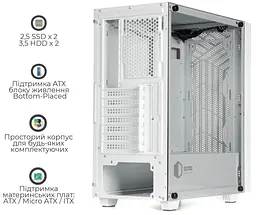 Корпус QUBE GERYON White (QBGERYON_FWNU3) - мініатюра 5