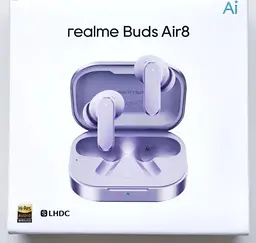 Бездротові навушники TWS - Realme Buds Air 8 фіолетові - мініатюра 6