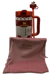 Термос термочашка Stanley Quencher H2.0 Tumbler Світиться у темряві 1,18 л Hello Kitty Love Edition KT7001977 - мініатюра 4