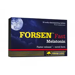 Вітаміни та мінерали Olimp Forsen Fast Melatonina 30 пігулок