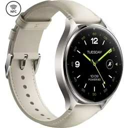Смарт-годинник Xiaomi Watch 2 Titan BHR9306GL Gray Case White Leather Strap (1093970) - мініатюра 10