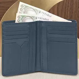 Чоловіче портмоне Tony Perotti Cortina 5050 navy (90110) синє - мініатюра 6