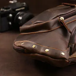 Чоловіча шкіряна сумка через плече Vintage 26х44х8,5 см sum0015591 - мініатюра 10