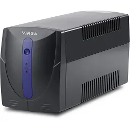 Пристрій безперебійного живлення Vinga LED 1500VA plastic case with USB (VPE-1500PU) - мініатюра 7