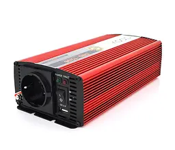 Інвертор напруги ABAX OBS1206 з чистою синусоїдою, 600 Вт, max 1200 Вт, 12/220 V, 1 Shuko - мініатюра 1