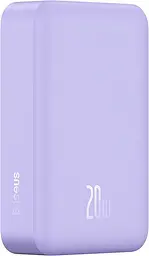Портативний акумулятор Baseus Magnetic Mini Wireless Fast Charge 20W 20000mAh purple (PPCX150005) - мініатюра 3