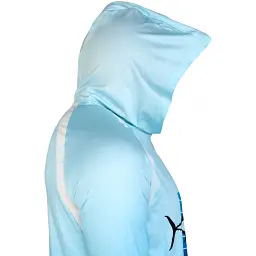Реглан Favorite Hooded Jersey Tuna XL Блакитний - мініатюра 4